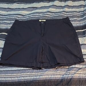 Caribbean Joe Navy Women's Bermuda Shorts